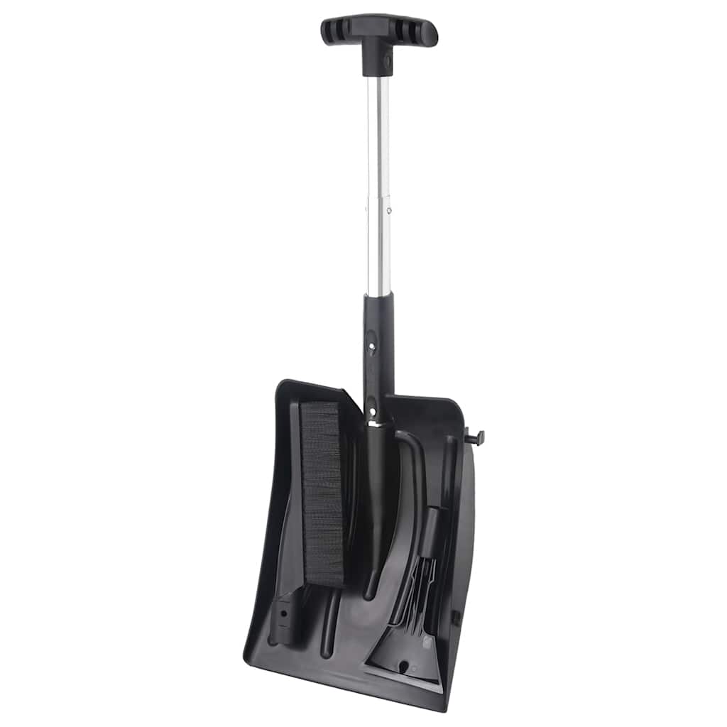 Vidaxl 3-in-1 sneeuwschepset aluminium zwart