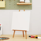 Vidaxl canvasdoeken 12 st stof en massief grenenhout wit