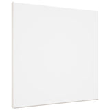 Vidaxl canvasdoeken 12 st stof en massief grenenhout wit