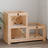 VidaXL Hamsterkooi 81x40x60 cm massief vurenhout