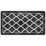 Vidaxl vloerkleed wasbaar anti-slip 80x150 cm zwart en wit