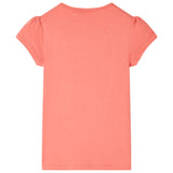 VidaXL Kindershirt 116 koraalkleurig
