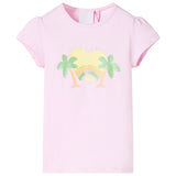 VidaXL Kindershirt 128 lichtroze