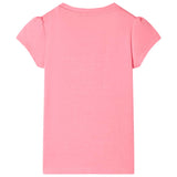 VidaXL Kindershirt 104 neonroze