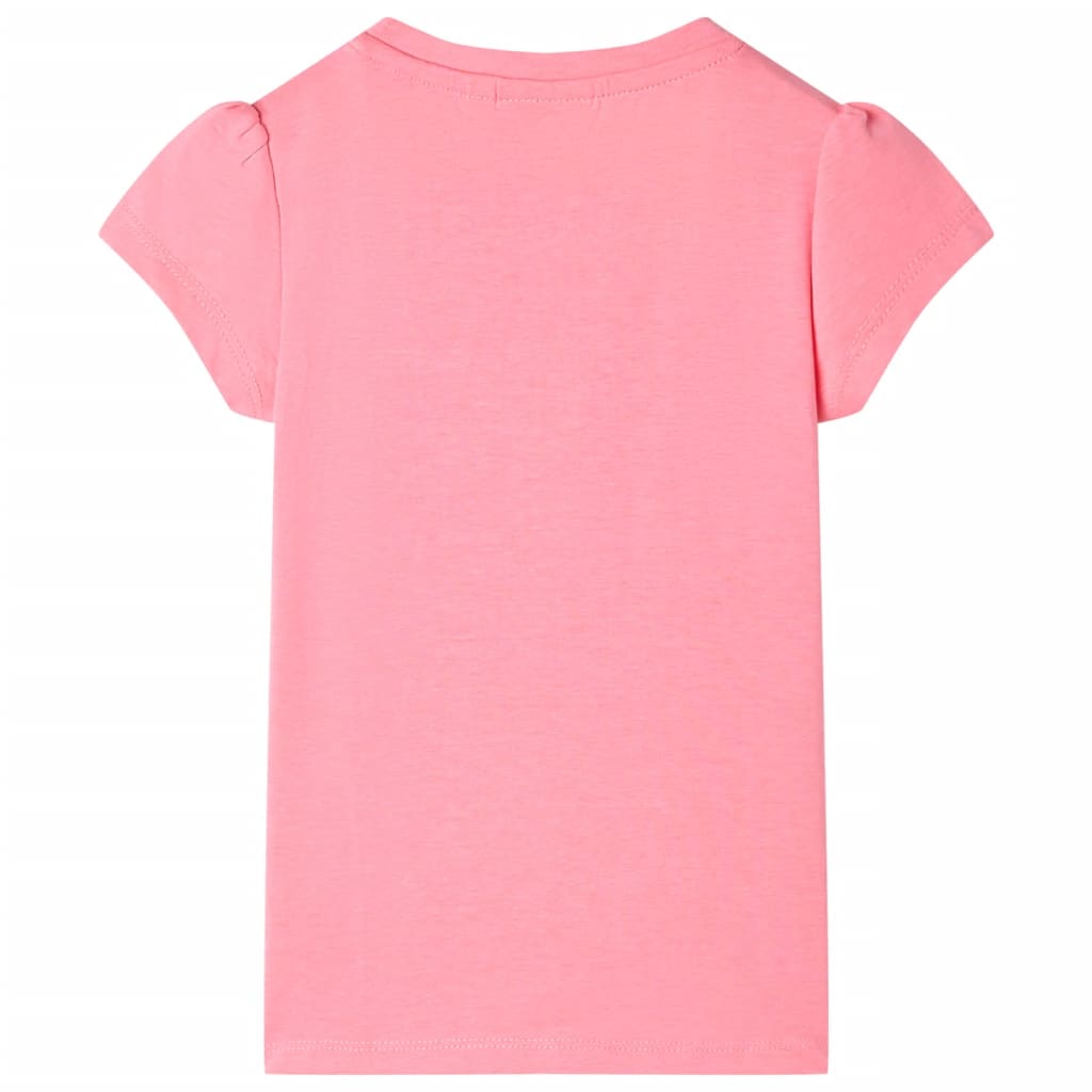 VidaXL Kindershirt 116 neonroze