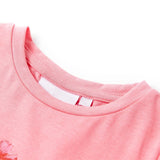 VidaXL Kindershirt 128 neonroze