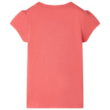 VidaXL Kindershirt 104 koraalkleurig
