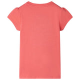 VidaXL Kindershirt 116 koraalkleurig