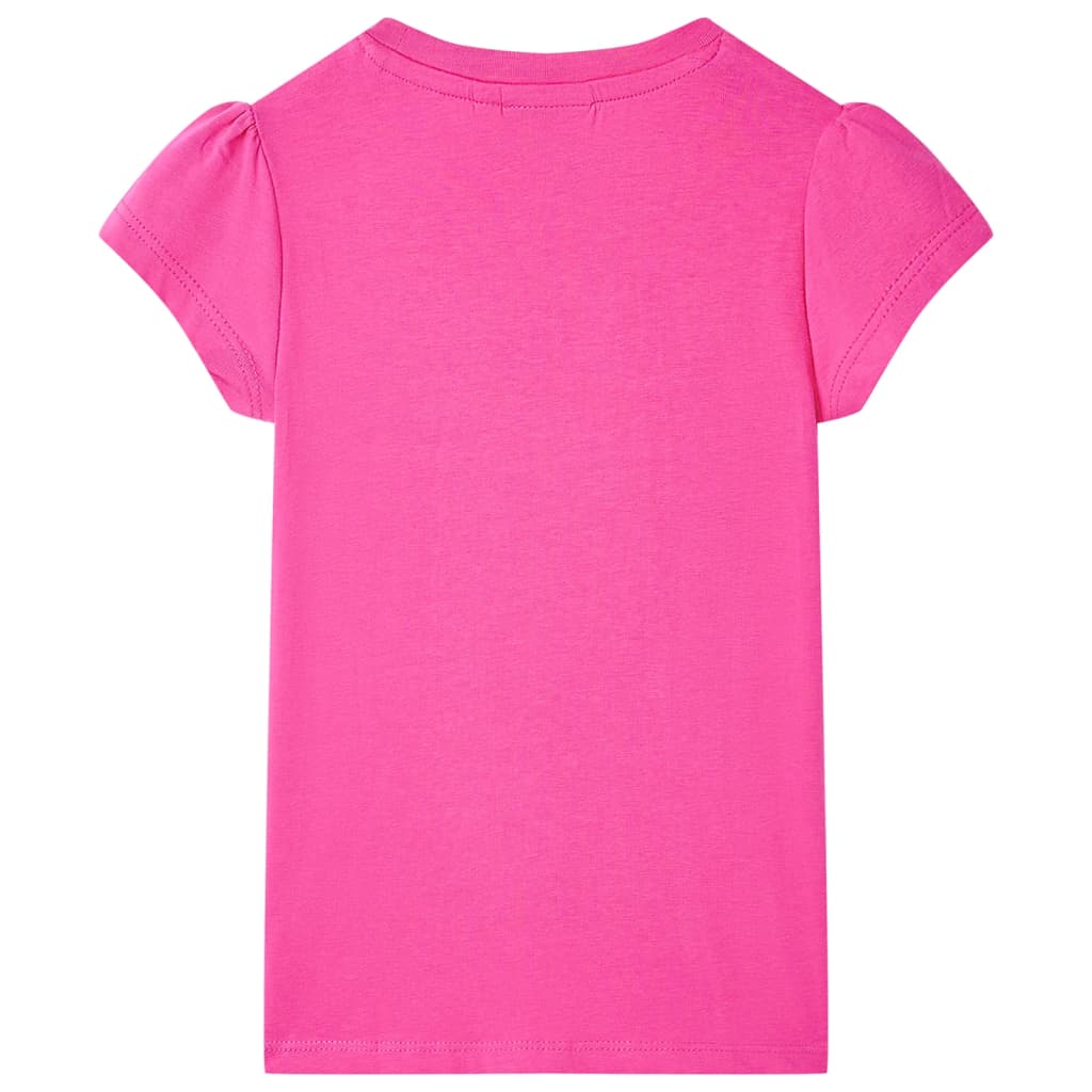 VidaXL Kindershirt 92 donkerroze