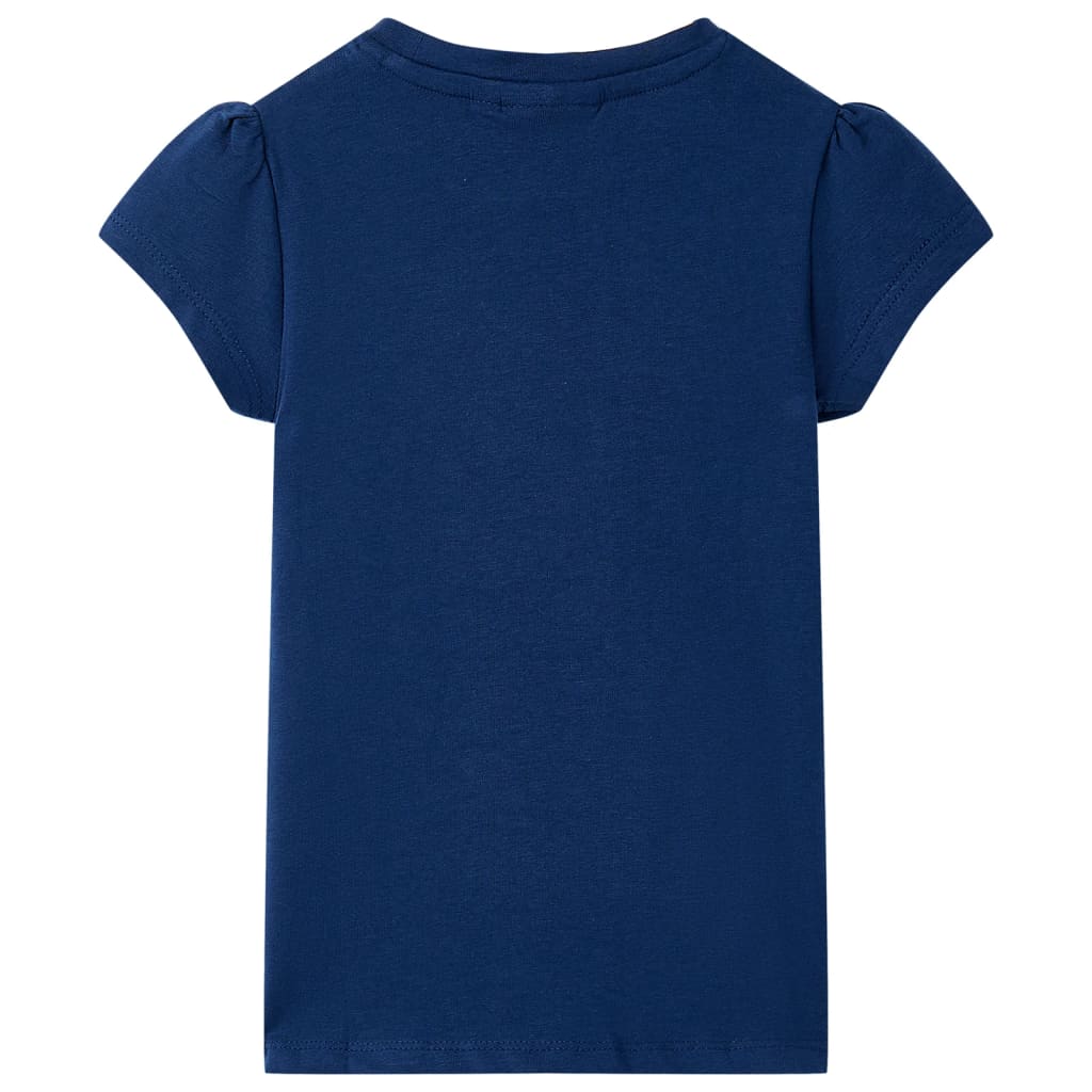 VidaXL Kindershirt 104 marineblauw