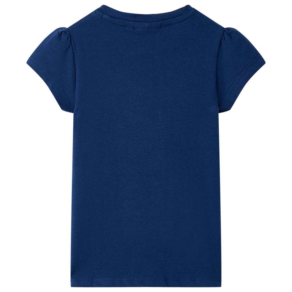 VidaXL Kindershirt 116 marineblauw