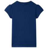 VidaXL Kindershirt 116 marineblauw
