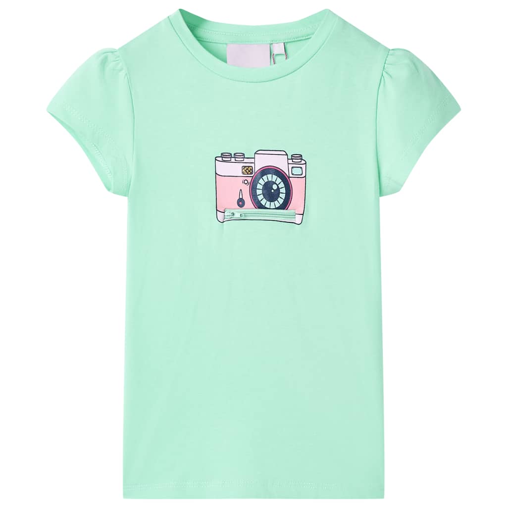VidaXL Kindershirt 92 felgroen