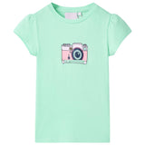 VidaXL Kindershirt 92 felgroen