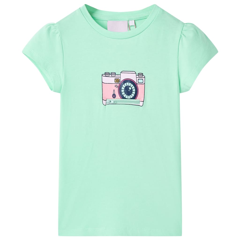 VidaXL Kindershirt 104 felgroen