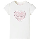 VidaXL Kindershirt 92 ecru