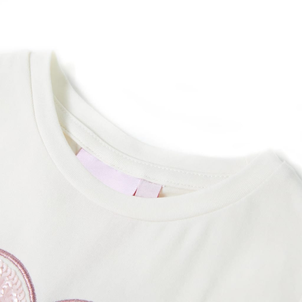 VidaXL Kindershirt 128 ecru