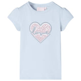 VidaXL Kindershirt 92 lichtblauw