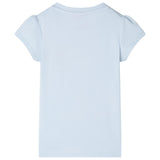VidaXL Kindershirt 128 lichtblauw