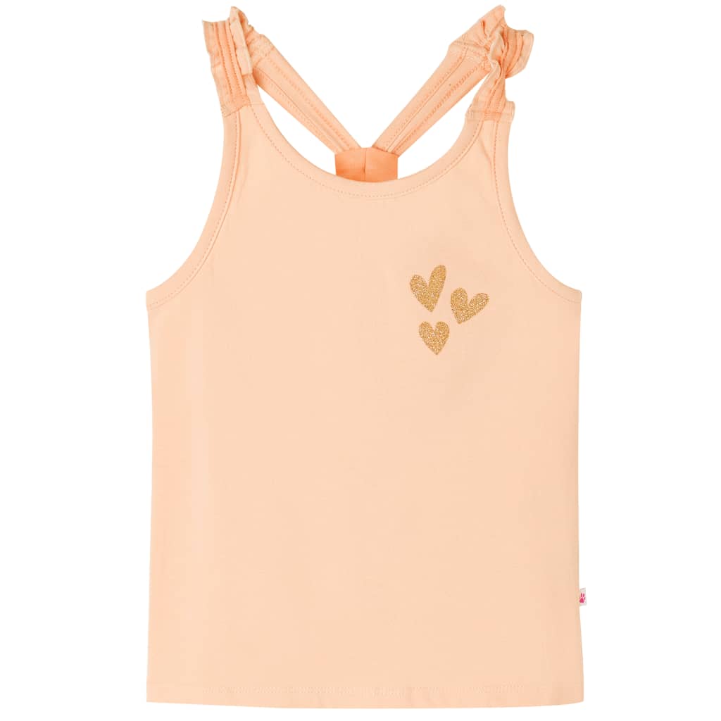 VidaXL Kindertopje 128 lichtoranje