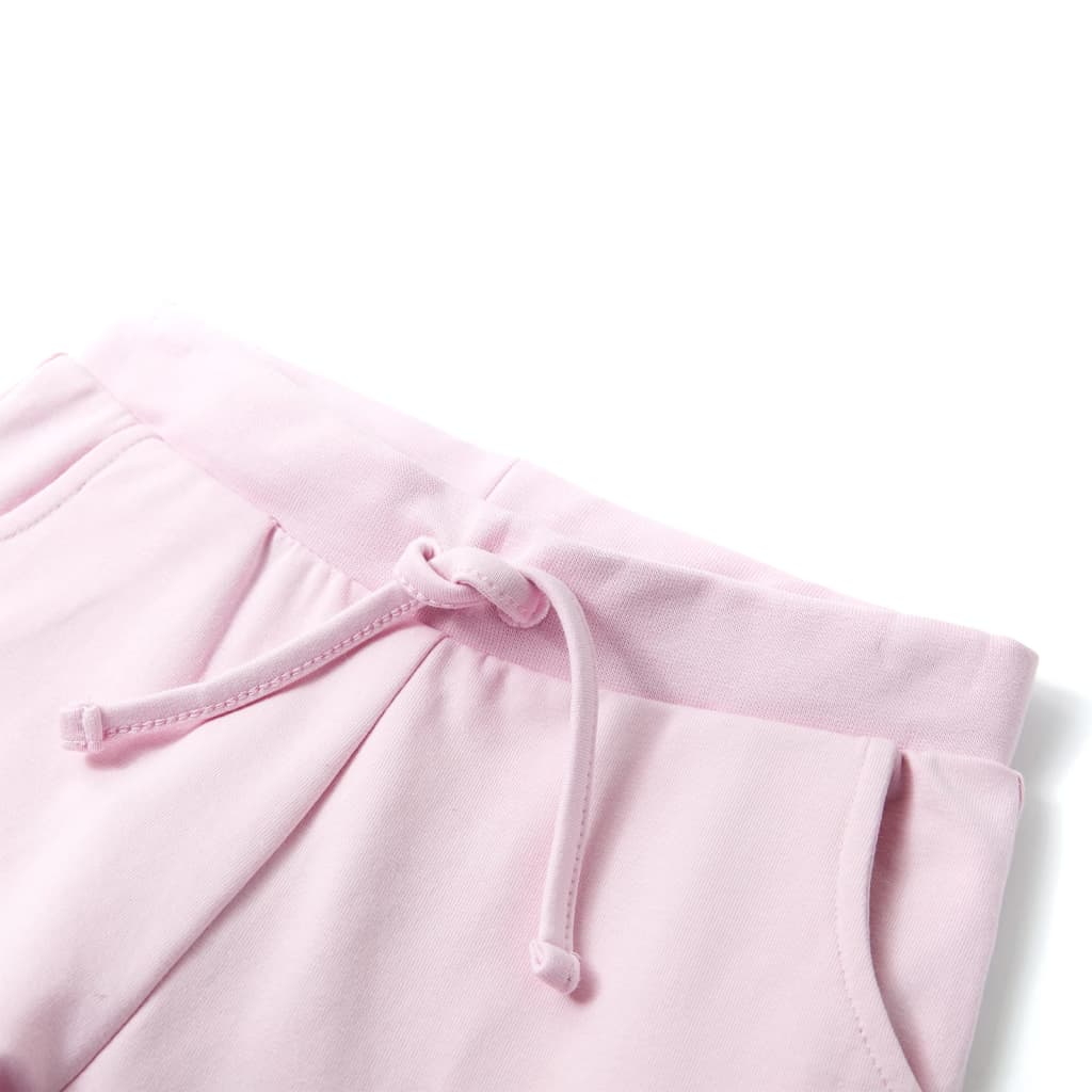 VidaXL Kinderjoggingbroek 92 lichtroze