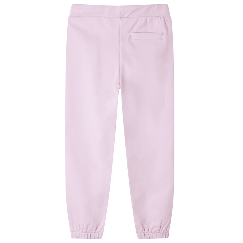 VidaXL Kinderjoggingbroek 104 lichtroze