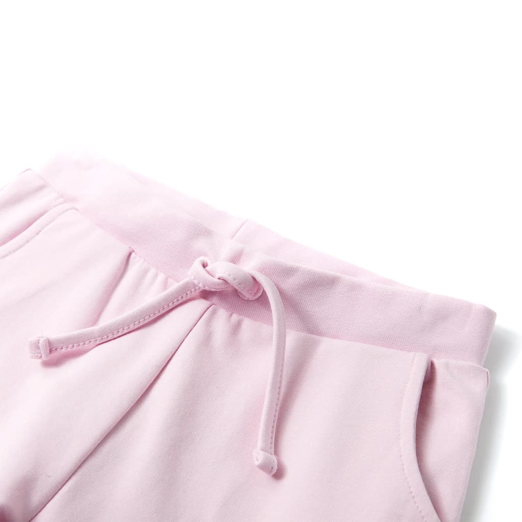VidaXL Kinderjoggingbroek 104 lichtroze