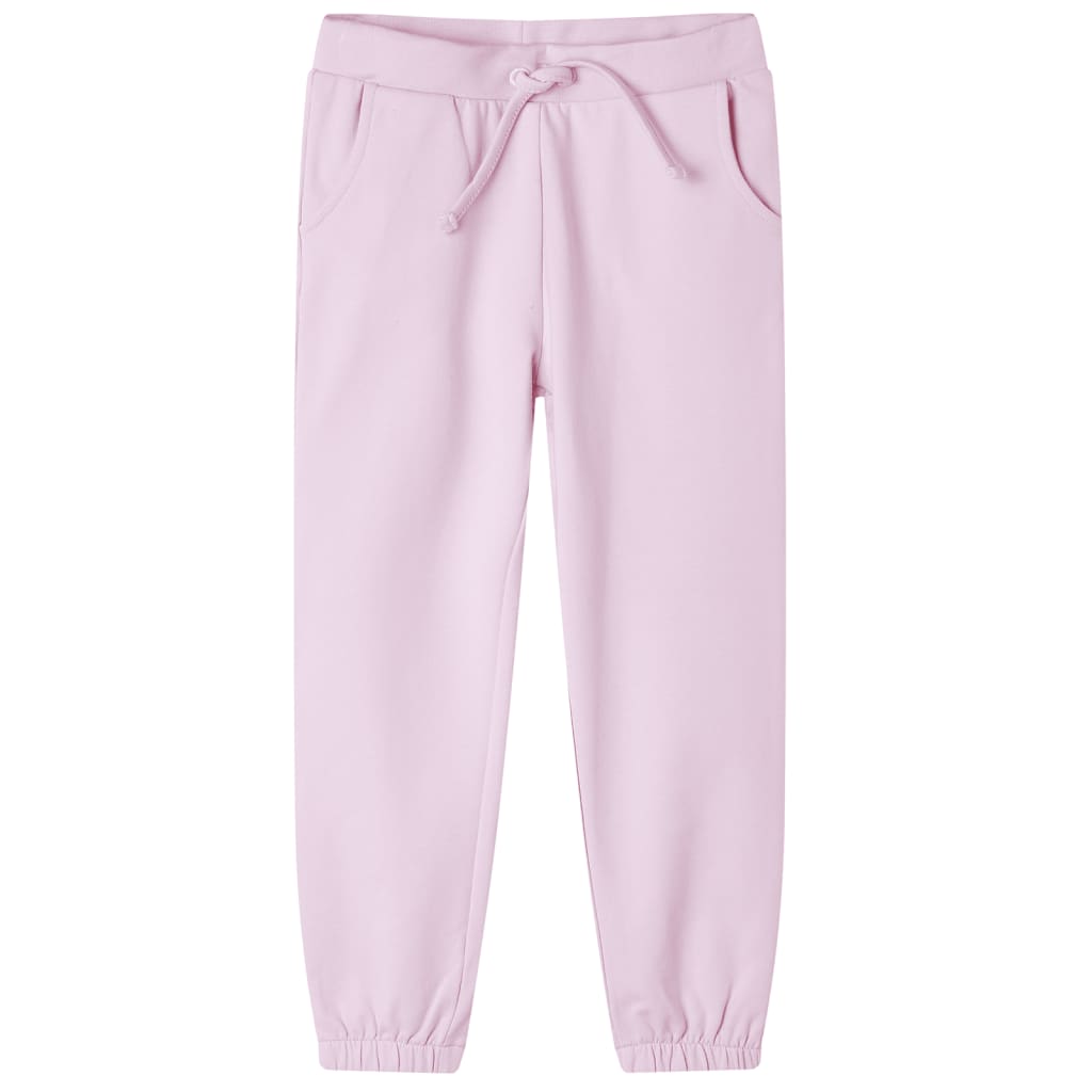 VidaXL Kinderjoggingbroek 116 lichtroze