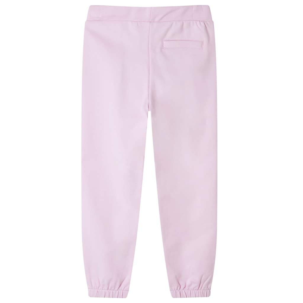 VidaXL Kinderjoggingbroek 116 lichtroze
