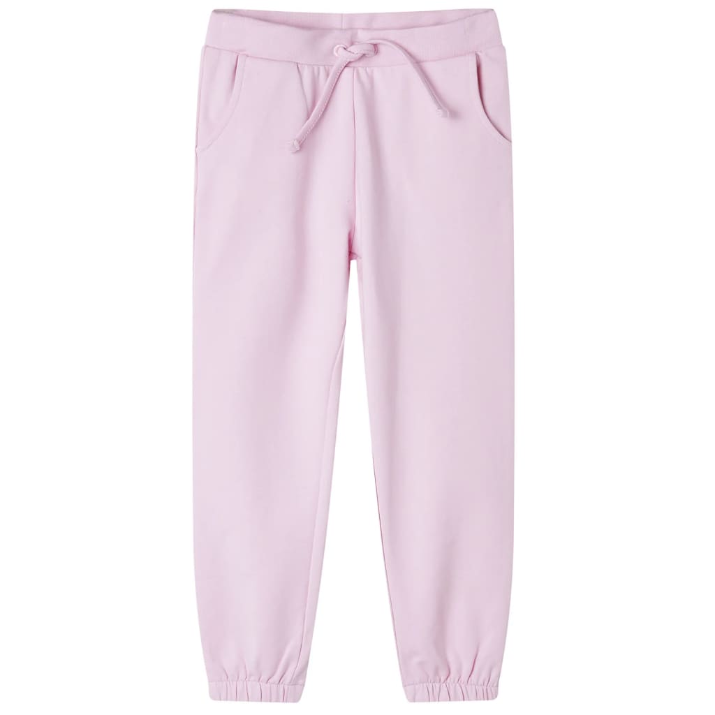 VidaXL Kinderjoggingbroek 128 lichtroze
