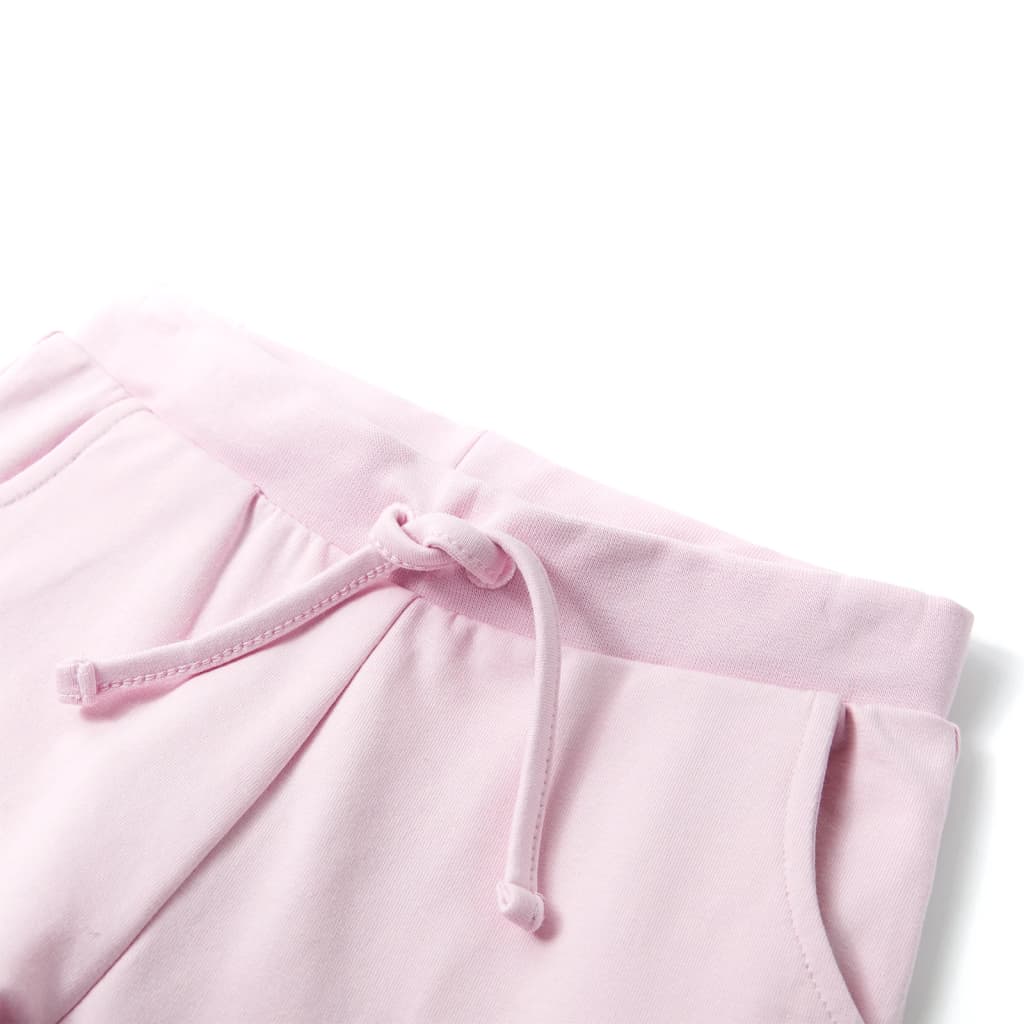 VidaXL Kinderjoggingbroek 128 lichtroze