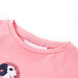 VidaXL Kindershirt 92 fluorescerend roze