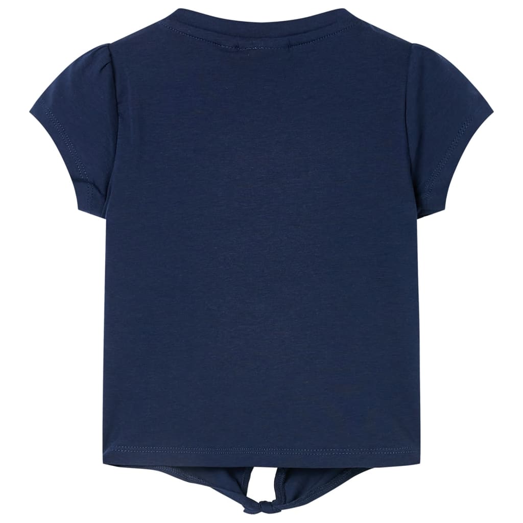 VidaXL Kindershirt 116 marineblauw