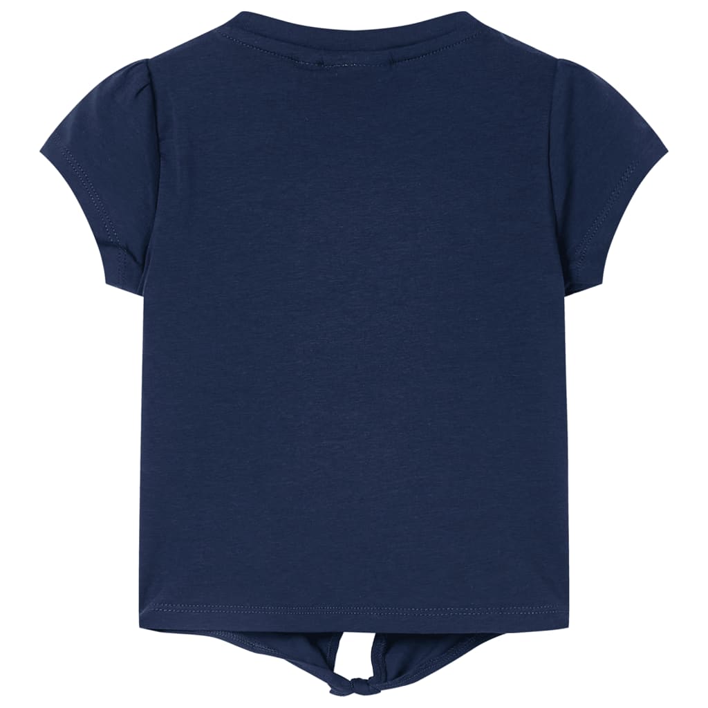 VidaXL Kindershirt 140 marineblauw