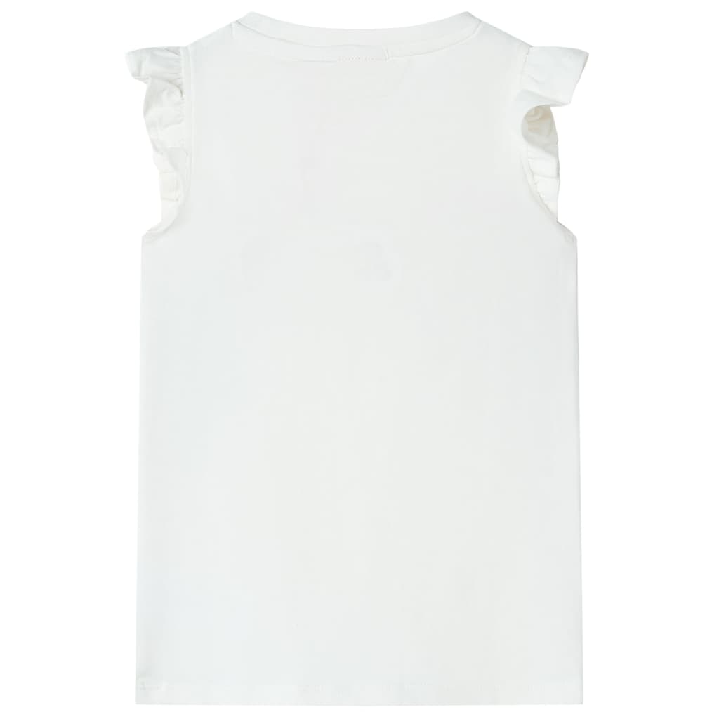 VidaXL Kindershirt 128 ecru