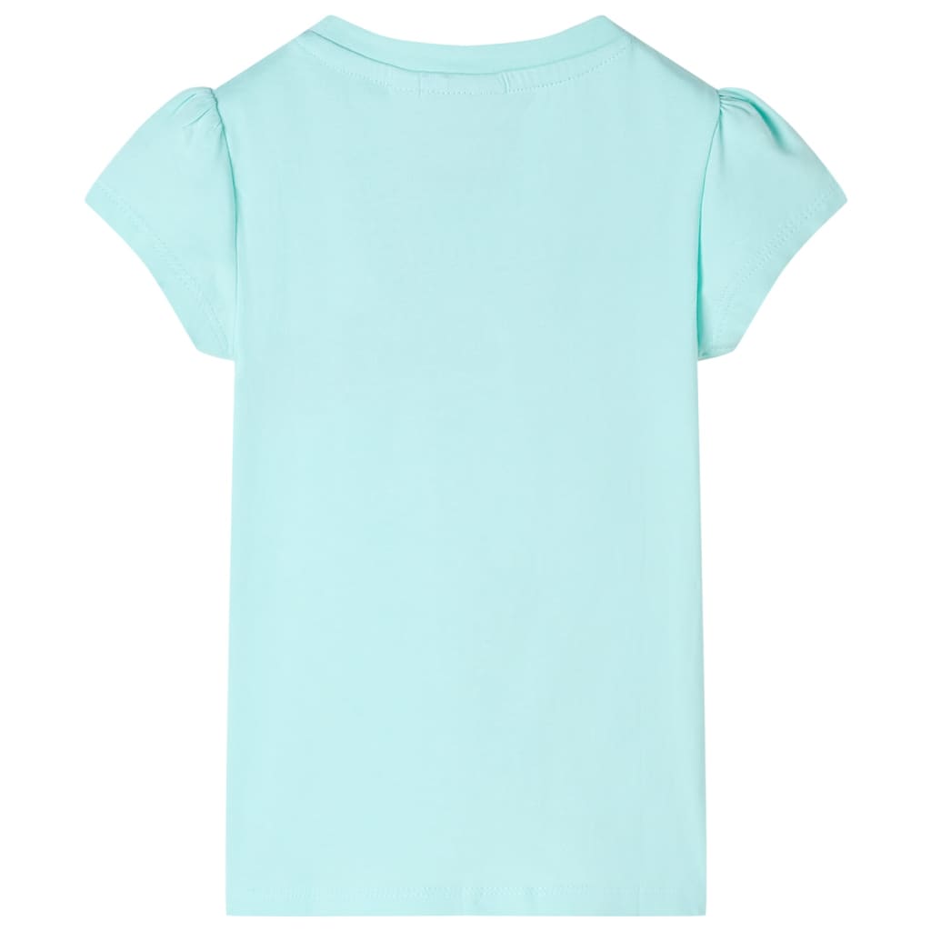 VidaXL Kindershirt 140 lichtzeeblauw