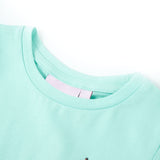 VidaXL Kindershirt 140 lichtzeeblauw