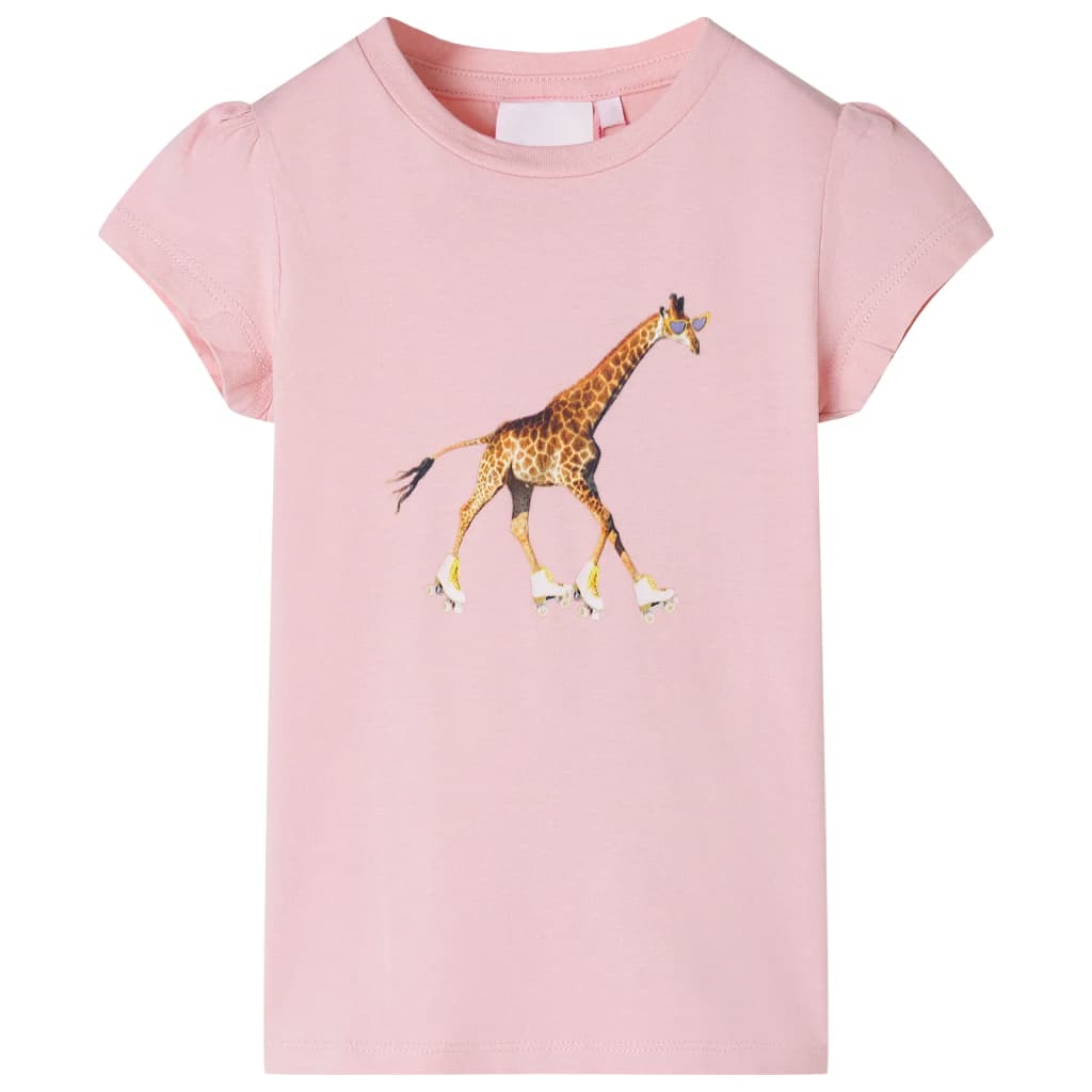 VidaXL Kindershirt 128 lichtroze