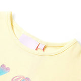 VidaXL Kindershirt 140 zachtgeel
