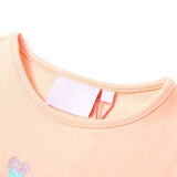 VidaXL Kindershirt 92 lichtoranje