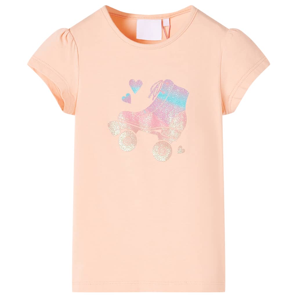 VidaXL Kindershirt 104 lichtoranje