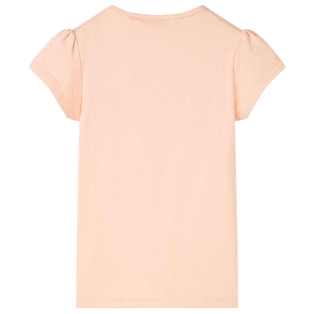 VidaXL Kindershirt 104 lichtoranje