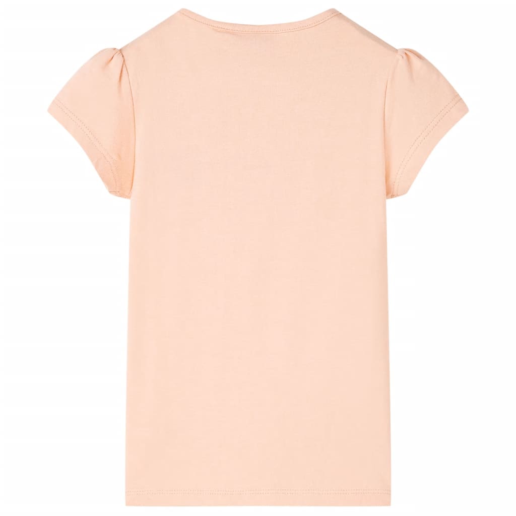 VidaXL Kindershirt 116 lichtoranje