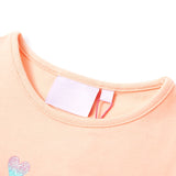 VidaXL Kindershirt 128 lichtoranje