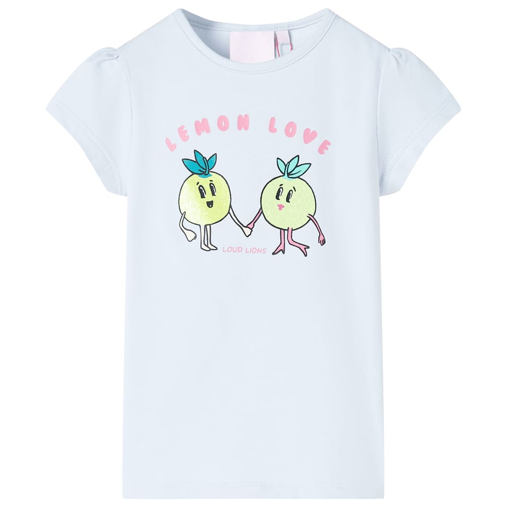 VidaXL Kindershirt 92 lichtblauw
