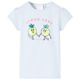 VidaXL Kindershirt 92 lichtblauw