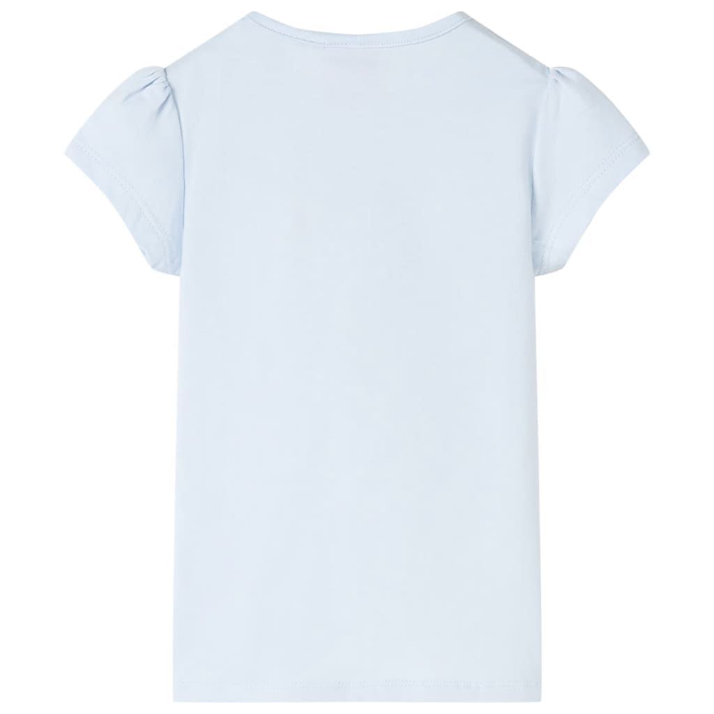 VidaXL Kindershirt 92 lichtblauw