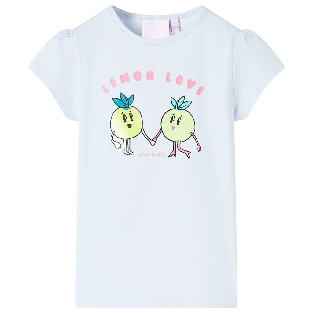 VidaXL Kindershirt 116 lichtblauw