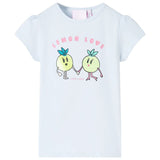 VidaXL Kindershirt 116 lichtblauw