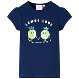 VidaXL Kindershirt 92 marineblauw